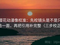 樱花动漫像校准：先校镜头是不是只给一面，再把引用补完整（三步校正）
